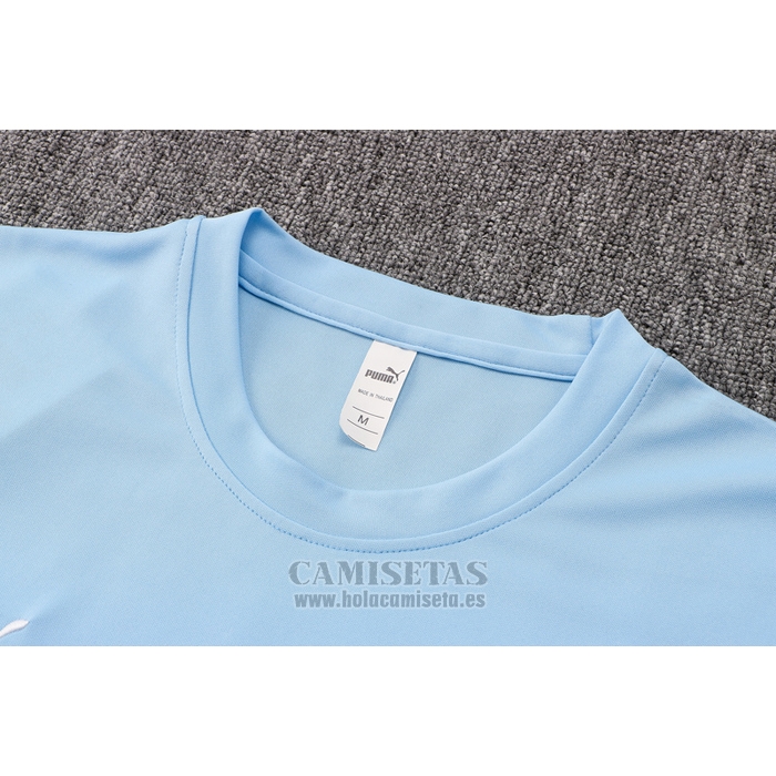 Chandal del Manchester City Manga Corta 202021-2022 Azul